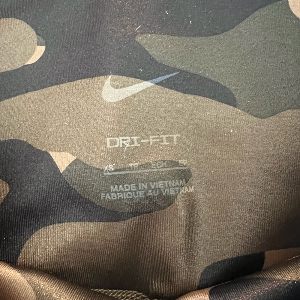 Nike Camo leggings and bra top